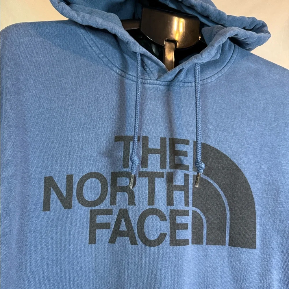 The North Face Half‎ Dome Pullover Hoodie Blue Classic Logo Sweatshirt ❄️